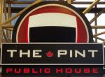 The pub sign. The Pint, Toronto, Canada