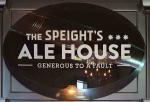 The pub sign. Speight's Ale House (Tower Junction), Christchurch, New Zealand