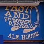 The pub sign. Past & Present, Gillingham, Kent