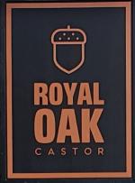 The pub sign. Royal Oak, Castor, Cambridgeshire