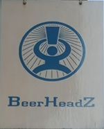 The pub sign. BeerHeadZ, Lincoln, Lincolnshire