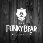 The pub sign. The Funky Bear, Four Oaks, West Midlands