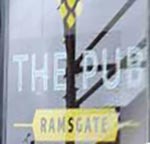 The pub sign. The Pub Ramsgate, Ramsgate, Kent