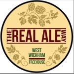 The pub sign. The Real Ale Way, West Wickham, Greater London
