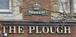 The pub sign. The Plough, Abingdon, Oxfordshire