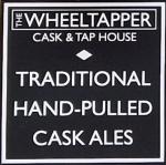 The pub sign. The Wheeltapper, Loughborough, Leicestershire
