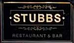 The pub sign. Stubbs Restaurant & Bar, Ashford, Kent