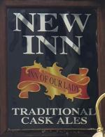 The pub sign. New Inn, Clitheroe, Lancashire