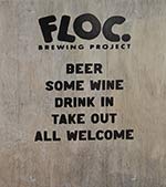 The pub sign. Floc. Brewery and Taproom, Canterbury, Kent