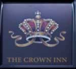 The pub sign. The Crown Inn, Tenby, Pembrokeshire