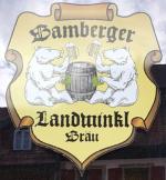 The pub sign. Landwinkl, Bamberg, Germany