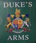 The pub sign. The Dukes Arms, Burton Latimer, Northamptonshire
