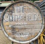 The pub sign. The Queen's Head, Boreham, Essex