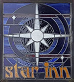 The pub sign. Star Inn, Talybont-on-Usk, Powys