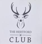 The pub sign. Hertford Club, Hertford, Hertfordshire