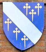 The pub sign. Moat House, Tamworth, Staffordshire