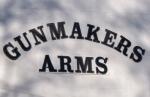 The pub sign. Gunmakers Arms, Birmingham, West Midlands