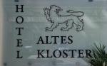 The pub sign. Altes Kloster, Hainburg, Austria