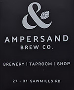 The pub sign. Ampersand Brewery Tap, Diss, Norfolk