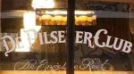 The pub sign. De Pilsener Club, Amsterdam, Netherlands