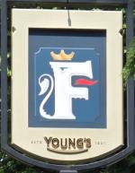 The pub sign. The Foley, Claygate, Surrey