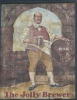 The pub sign. The Jolly Brewer, Brighton, East Sussex