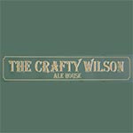 The pub sign. The Crafty Wilson, West Monkseaton, Tyne and Wear