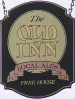 The pub sign. The Old Inn, Kilmington, Devon