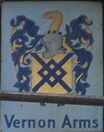 The pub sign. Vernon Arms, Liverpool, Merseyside