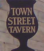 The pub sign. Town Street (formerly Town Street Tavern), Horsforth, West Yorkshire