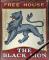 Pub sign for The Black Lion, Appledore