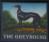 Pub sign for The Greyhound, Whitchurch-on-Thames
