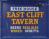 Pub sign for East Cliff Tavern, Folkestone