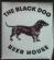 Pub sign for The Black Dog Beer House, Brentford