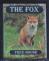 Pub sign for Fox Inn, Bramdean